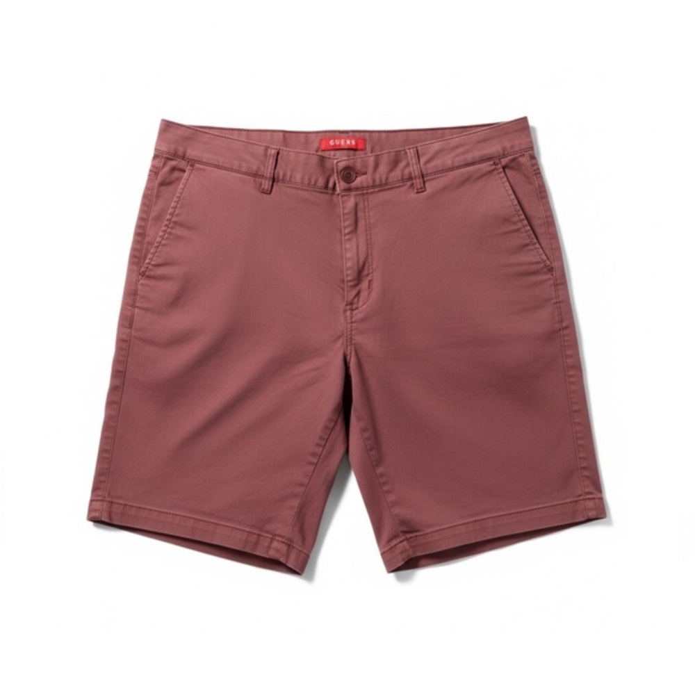 Guess chino burgundy shorts size 36